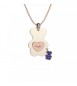 Collana Pendente Orso Mamma Bimbo Gioielli Nanan Bijou in Oro Spinello NGIO0015
