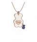 Collana Pendente Orso Mamma Bimbo Gioielli Nanan Bijou in Oro Spinello NGIO0017