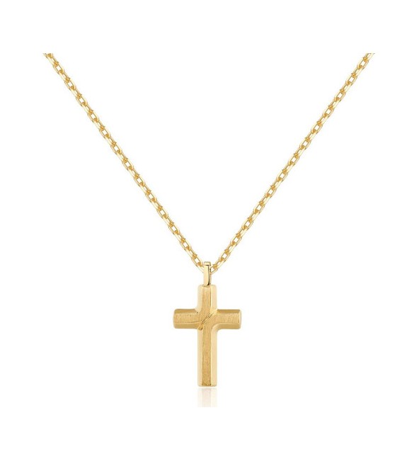 Collana Uomo Gioielli Brosway Backliner acciaio lucido pvd oro bbc05