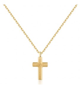 Collana Uomo Gioielli Brosway Backliner acciaio lucido pvd oro bbc05