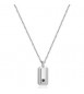 Collana Uomo Gioielli Brosway Forge in acciaio con piastrina bgf01
