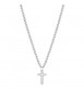 Collana Uomo Gioielli Brosway Ink in acciaio con Croce bik10