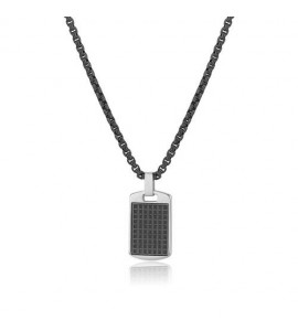 Collana Uomo Gioielli S\'agapò Tag Me Too acciaio pvd gun stg01