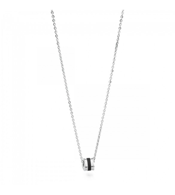 Collana uomo gioielli Sagapò Anubi in acciaio 316L pvd nero sab03