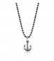 Collana Uomo Gioielli Sagapò Charisma in acciaio 316L Ancora shs10