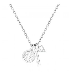 Collana uomo gioielli Sagapò Indie in acciaio 316L e incisione sin04