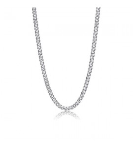 Collana Uomo Gioielli Sagapò Ripple in acciaio 316L catena grumetta diamantata srp01