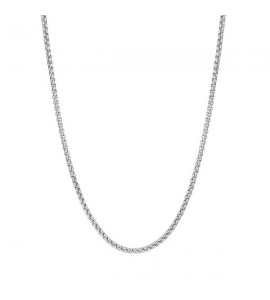 Collana Uomo Gioielli Sagapò Ripple in acciaio 316L catena veneziana rotonda srp09