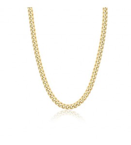 Collana Uomo Gioielli Sagapò Ripple in acciaio pvd oro catena grumetta diamantata srp54