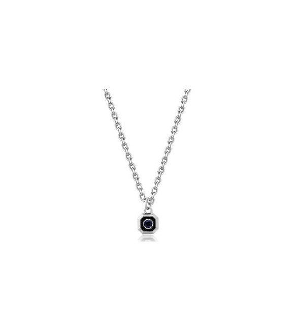 Collana Uomo Gioielli Sagapò Snap in acciaio e cristallo snp03