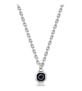 Collana Uomo Gioielli Sagapò Snap in acciaio e cristallo snp03