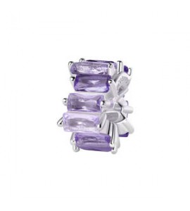 Color Charm Gioielli Fancy by Brosway in argento zircone baguette ametista fmp03