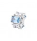 Color Charm Gioielli Fancy by Brosway in argento zircone baguette azzurro e bianco fcl02
