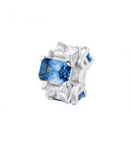 Color Charm Gioielli Fancy by Brosway in argento zircone baguette blu e bianco ffb02