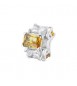 Color Charm Gioielli Fancy by Brosway in argento zircone baguette giallo e bianco fey02
