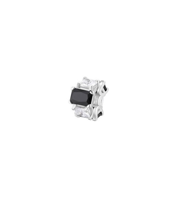 Color Charm Gioielli Fancy by Brosway in argento zircone baguette nero e bianco fmb02
