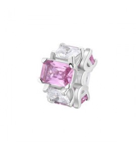 Color Charm Gioielli Fancy by Brosway in argento zircone baguette rosa e bianco fvp02