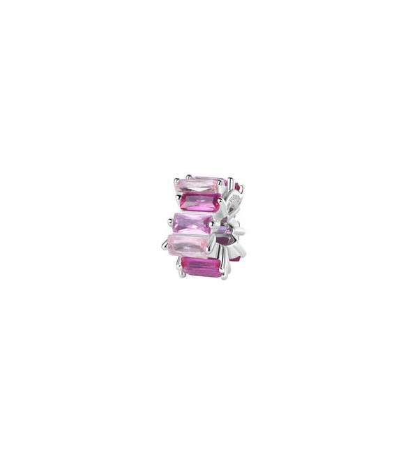 Color Charm Gioielli Fancy by Brosway in argento zircone baguette rosa fvp03