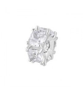 Color Charm Gioielli Fancy by Brosway in argento zircone cushion bianco fiw04