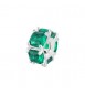 Color Charm Gioielli Fancy by Brosway in argento zircone cushion verde flg03