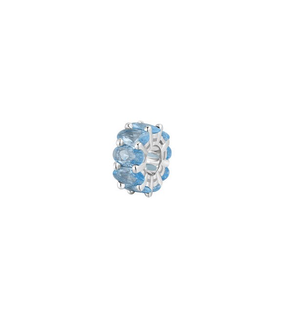 Color Charm Gioielli Fancy by Brosway in argento zircone ovale azzurro fcl01