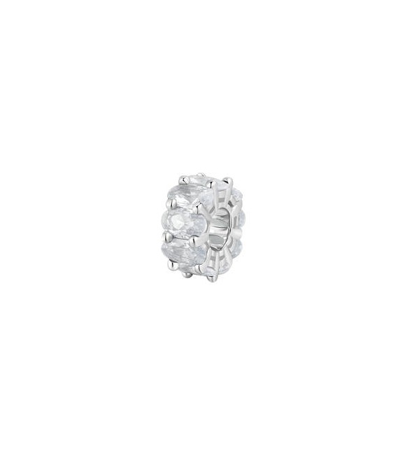 Color Charm Gioielli Fancy by Brosway in argento zircone ovale bianco fiw01