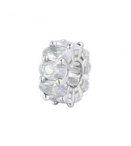 Color Charm Gioielli Fancy by Brosway in argento zircone ovale bianco fiw01