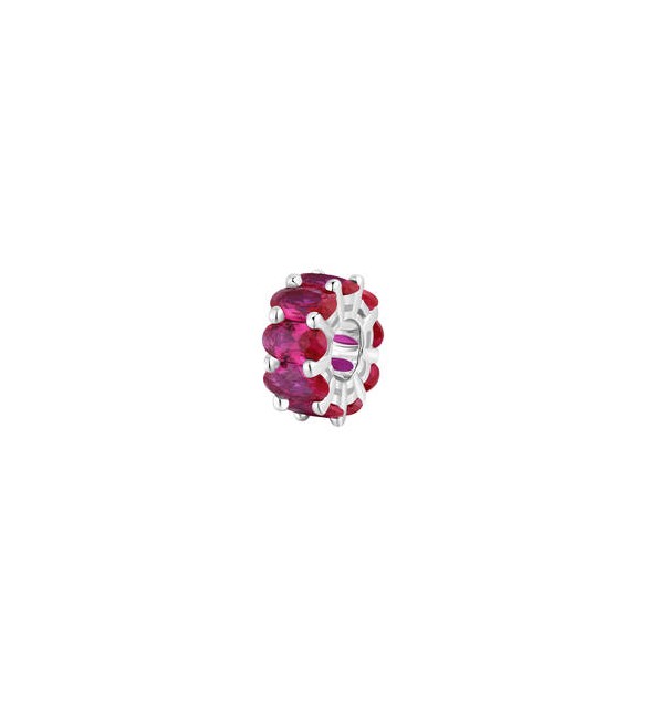Color Charm Gioielli Fancy by Brosway in argento zircone ovale rosso fpr01