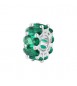 Color Charm Gioielli Fancy by Brosway in argento zircone ovale verde flg01