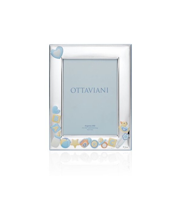 Cornice Bambino Azzurro Ottaviani Paperella 9x13 7007bc