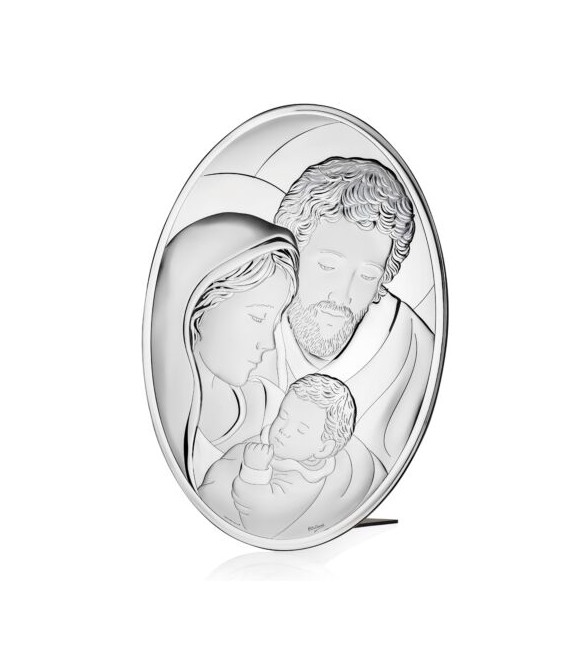 Icona Ovale Sacra Famiglia Ottaviani 25x35 8001a