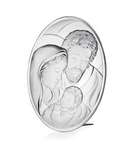 Icona Ovale Sacra Famiglia Ottaviani 25x35 8001a