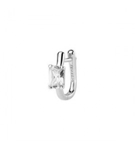 Mono Orecchino ad U Gioielli Fancy by Brosway in argento zircone baguette  bianco fiw11