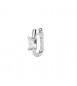 Mono Orecchino ad U Gioielli Fancy by Brosway in argento zircone baguette  bianco fiw11