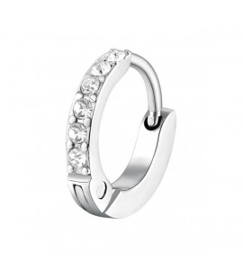 Mono Orecchino da Donna Gioielli Brosway Chakra in acciaio 316L 12 mm cristalli bhke036