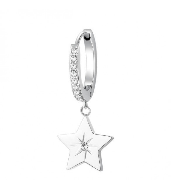 Mono Orecchino da Donna Gioielli Brosway Chakra in acciaio 316L Stella bhke016