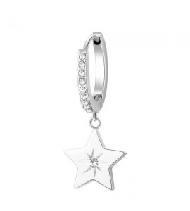 Mono Orecchino da Donna Gioielli Brosway Chakra in acciaio 316L Stella bhke016
