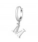 Mono Orecchino da Donna Gioielli Brosway Chakra in acciaio lettera M bhke069