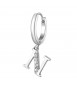 Mono Orecchino da Donna Gioielli Brosway Chakra in acciaio lettera N bhke070