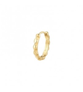 Mono Orecchino Gioielli Brosway Chakra in acciaio pvd oro 18 mm bhke140