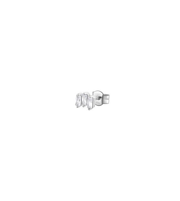 Mono Orecchino Gioielli Fancy by Brosway in argento zircone baguette bianco fiw09