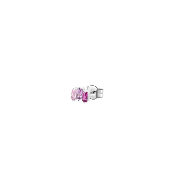 Mono Orecchino Gioielli Fancy by Brosway in argento zircone baguette rosa fvp06