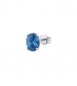 Mono Orecchino Gioielli Fancy by Brosway in argento zircone ovale blu ffb05