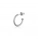 Mono Orecchino Gioielli Sagapò Happy Ears base in acciaio Cerchio 17 shea10