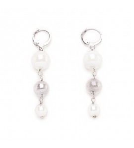Orecchini donna gioielli Antica Murrina Joy Bianco or644a01