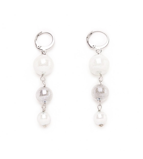 Orecchini donna gioielli Antica Murrina Joy Bianco or644a01
