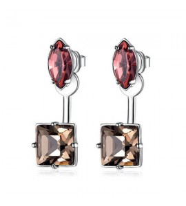 Orecchini donna gioielli Brosway Affinity in ottone rodiato cristalli colorati bff47