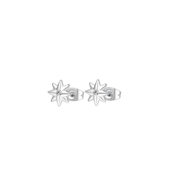 Orecchini Donna Gioielli Brosway Chakra in acciaio con Stelle bhke045