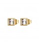 Orecchini Donna Gioielli Brosway Emphasis in acciaio pvd oro e cristalli crystal beh23