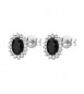 Orecchini Donna Gioielli Fancy by Brosway in argento kate zircone nero fmb13